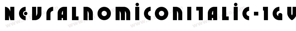 NeuralnomiconItalic-1gVj字体转换 NeuralnomiconItalic-1gVj字体转换