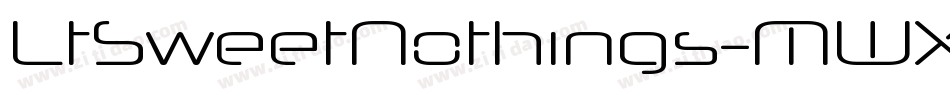 LtSweetNothings-MWXp字体转换