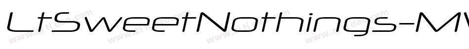 LtSweetNothings-MWXp字体转换