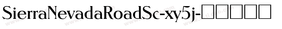 SierraNevadaRoadSc-xy5j字体转换