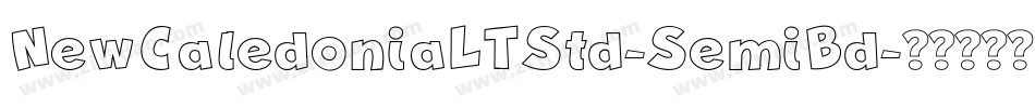 NewCaledoniaLTStd-SemiBd字体转换