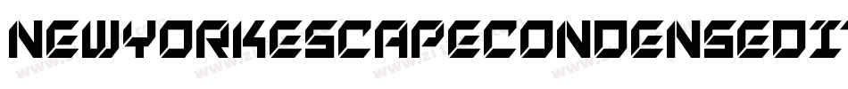 NewYorkEscapeCondensedItaliCondensedItalic-3Ez3字体转换