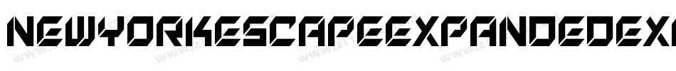 NewYorkEscapeExpandedExpanded-xz3r字体转换