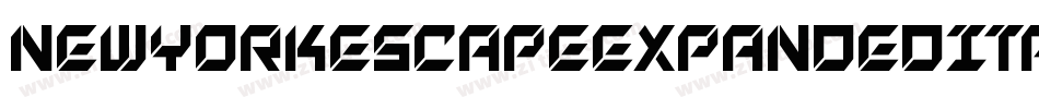 NewYorkEscapeExpandedItalicExpandedItalic-pz71字体转换