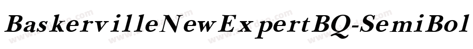 BaskervilleNewExpertBQ-SemiBold字体转换