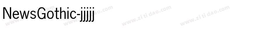 NewsGothic字体转换