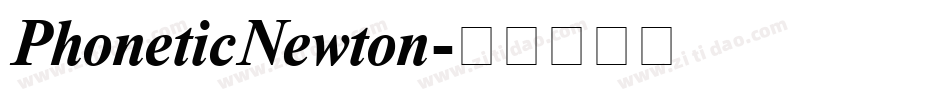 PhoneticNewton字体转换