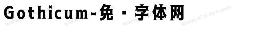 Gothicum字体转换