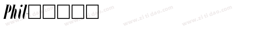Phil字体转换