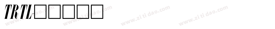TRTL字体转换