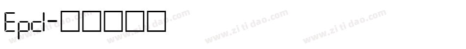 Epcl字体转换