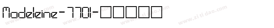 Madeleine-770l字体转换