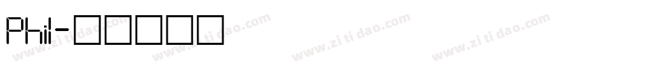 Phil字体转换