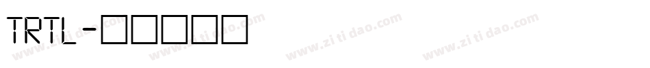 TRTL字体转换
