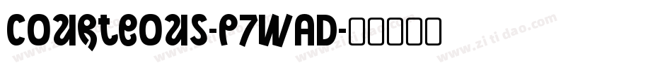 Courteous-p7wAD字体转换