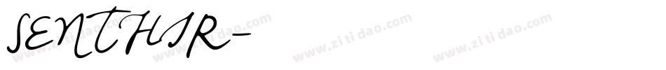 SENTHIR字体转换