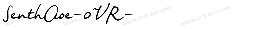 SenthAoe-0VR字体转换
