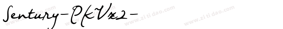 Sentury-PKVz2字体转换