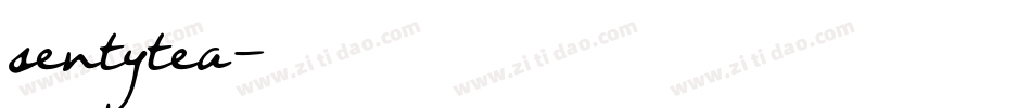 sentytea字体转换