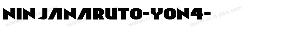 NinjaNaruto-YOn4字体转换