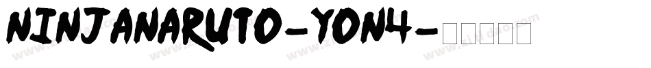NinjaNaruto-YOn4字体转换