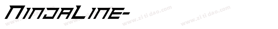 NinjaLine字体转换