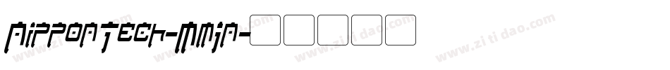 NipponTech-MmJn字体转换