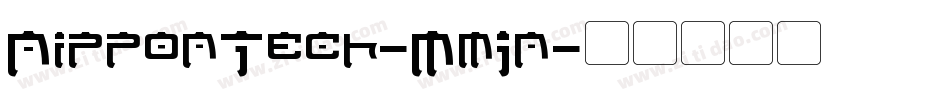 NipponTech-MmJn字体转换