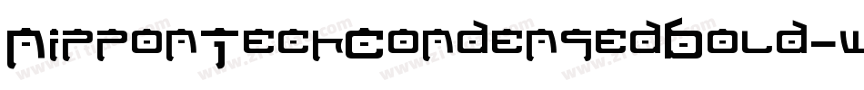 NipponTechCondensedBold-wOvw字体转换