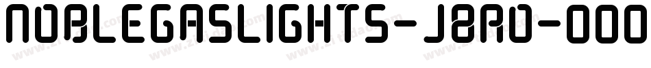 NobleGasLights-j8rO字体转换