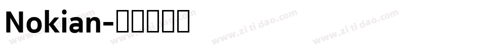 Nokian字体转换