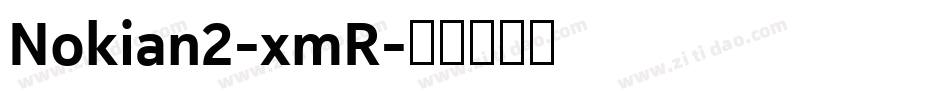 Nokian2-xmR字体转换