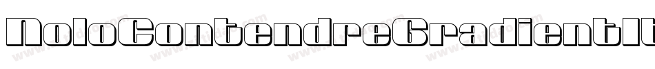 NoloContendreGradientItalic-v9mZ字体转换