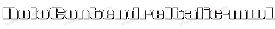 NoloContendreItalic-mwLV字体转换