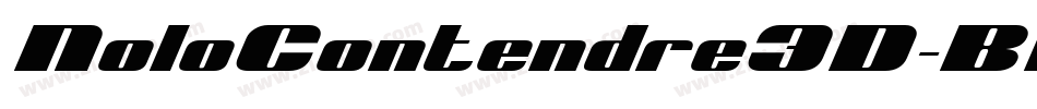 NoloContendre3D-BMWB字体转换
