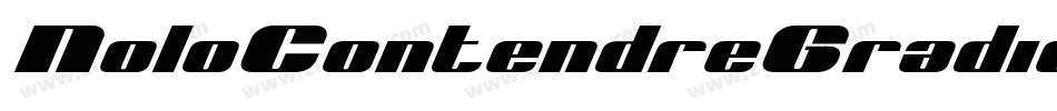 NoloContendreGradientItalic-v9mZ字体转换
