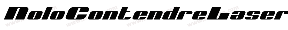 NoloContendreLaserItalic-P0KP字体转换
