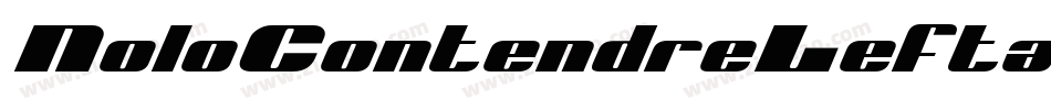 NoloContendreLeftalic-LX3y字体转换 NoloContendreLeftalic-LX3y字体转换