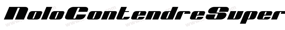 NoloContendreSuperItalic-gYx3字体转换 NoloContendreSuperItalic-gYx3字体转换