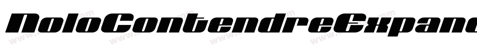 NoloContendreExpandedItalic-KL7W字体转换 NoloContendreExpandedItalic-KL7W字体转换