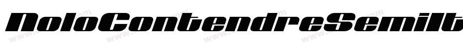 NoloContendreSemiItalic-Xx32字体转换
