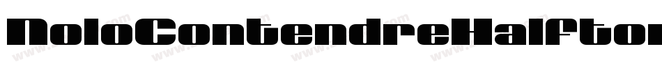 NoloContendreHalftoneItalic-7JBE字体转换