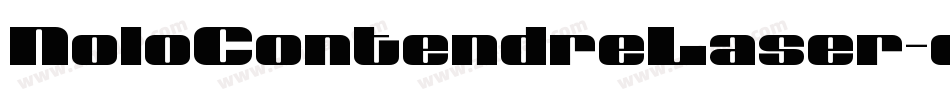 NoloContendreLaser-dR9l字体转换