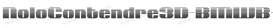 NoloContendre3D-BMWB字体转换