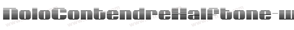NoloContendreHalftone-w012字体转换