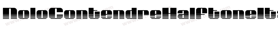 NoloContendreHalftoneItalic-7JBE字体转换