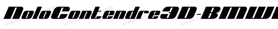 NoloContendre3D-BMWB字体转换