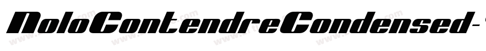NoloContendreCondensed-Ypzq字体转换