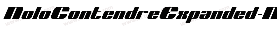 NoloContendreExpanded-MgVp字体转换