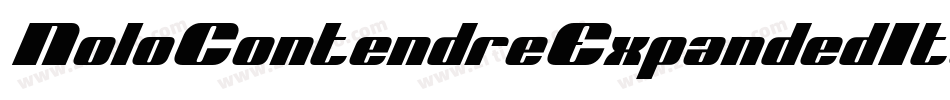 NoloContendreExpandedItalic-KL7W字体转换 NoloContendreExpandedItalic-KL7W字体转换